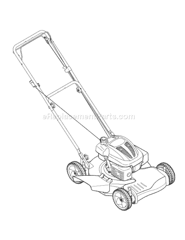 Page D Diagram and Parts List for 12A-26MB755 2006 Yard Man Lawn Mower